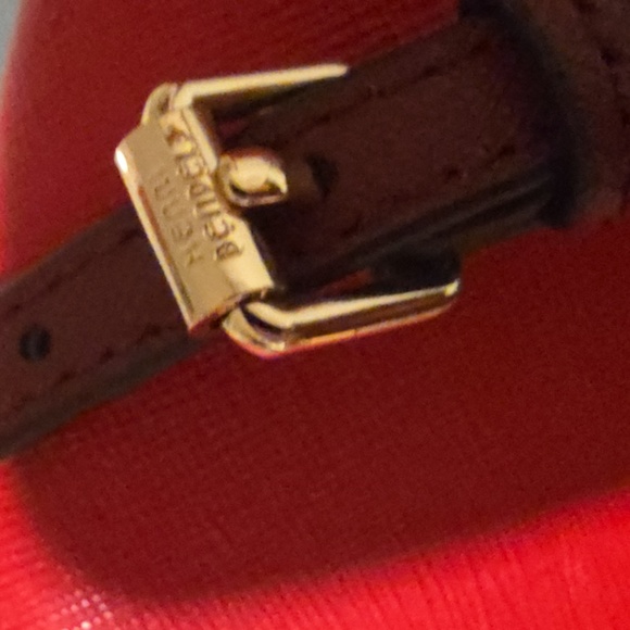 HENRI BENDEL NEW YORK Multi Red/Orange Crossbody/Clutch/Wallet Leather Bag - Picture 4 of 15